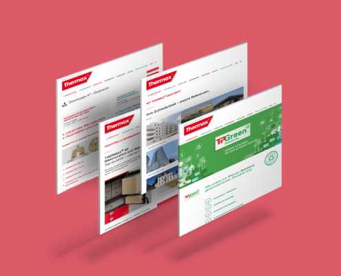 Detailansichten des THERMAX-UI. Kommunikationsdesign Lutz Kamieth